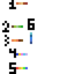 pallette’s for my contest.