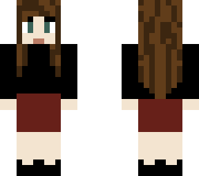 cute brown hair girl | Minecraft Skins
