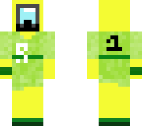 hazmat suit with esports shirt
