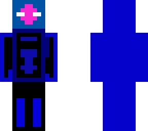 blue man