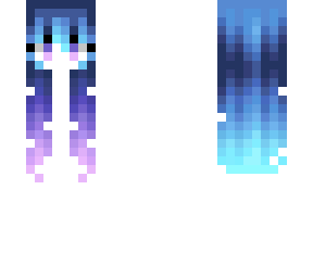 female hb - multi-color purple & blue ombre v2