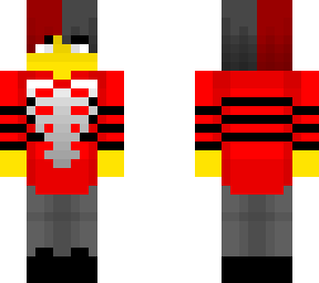male - red bone sweater - red & gray hair mix