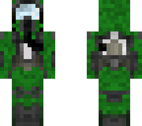 military anti-chemical/gas/radiation soldier equipped with a protective suit 4.0