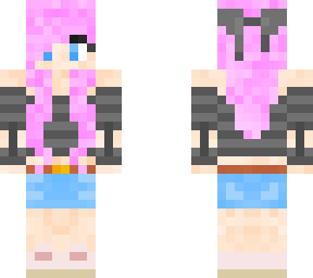 pink hair girl
