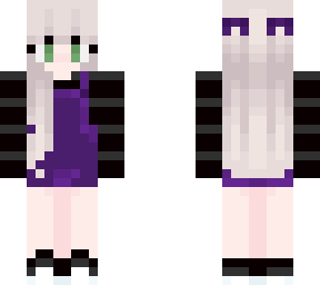 purple overall shorts