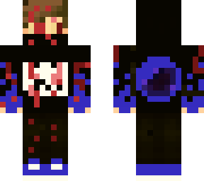 (actual) mine animation without eyes covered in blood
