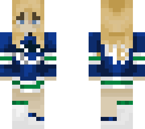 girl w/ quinn hughes jersey
