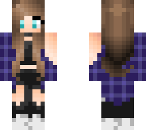 purple skater girl