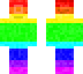 rainbow faceles