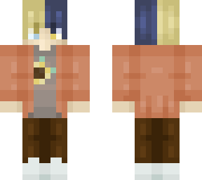 random minecraft skin i made (4 pixel ver.)