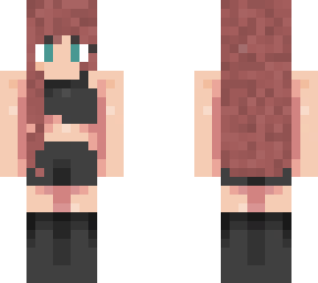 black shorts