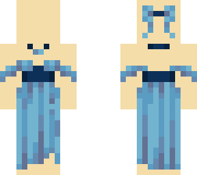 blue dress