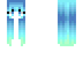 female hb - multi-color blue & green ombre v2