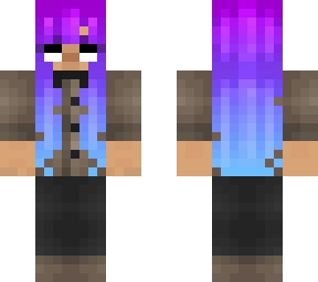 galaxy hair girl