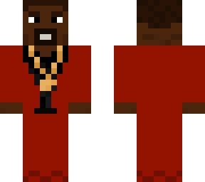 kanye west red suit