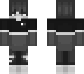 grayscale of kyri_g minecraft skin