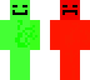 green & red