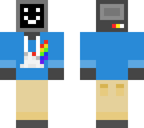 rainbow tv head