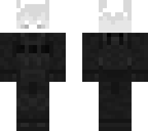 white hair hair Minecraft Skins