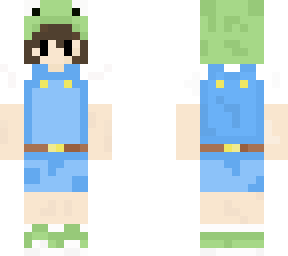frog with overalls