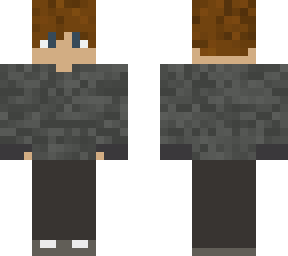 gray skin with gloves