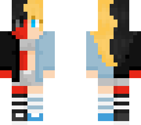 half-and-half girl