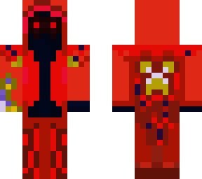 red to black