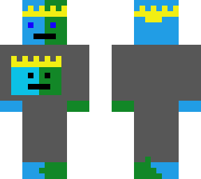 green/blue slime king