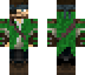 green tattered