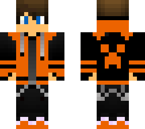 orange gamer boy