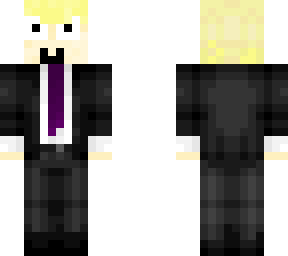 purple tie