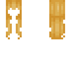 base ; long blonde hair