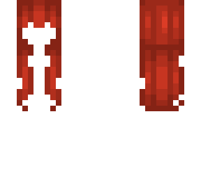 base ; long red hair