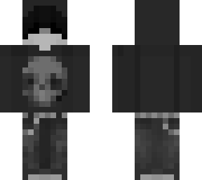 black white skin