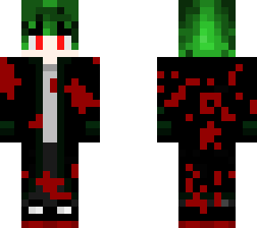 green haired vampire
