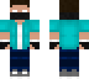 nullentity - remake of herobrine (different clothing, gloves, mask etc)