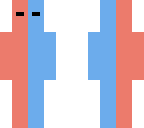 red and blue