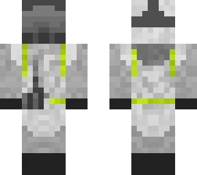 white hazmat scientist