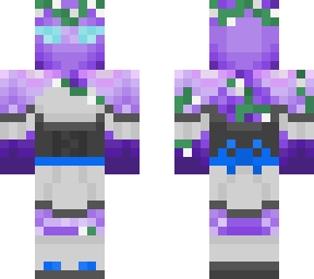 amethyst golem in a maid dress