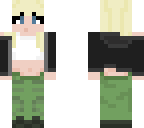 blonde girl skin