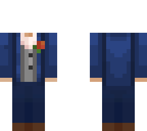 blue suit