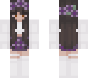cute brunette purple girl :d