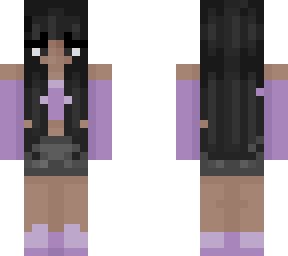 girl in purple