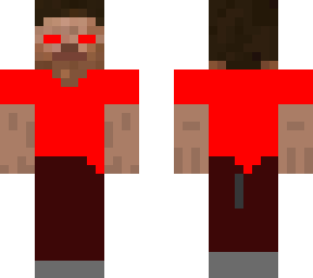 Red Herobrine 187HB | Minecraft Skin