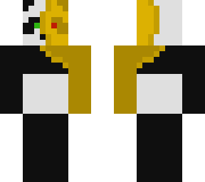 (v2/better eyes) panda cyborg golden (mjfnh)