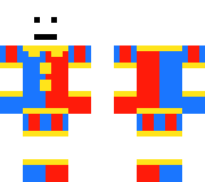 a person with pomni's clothes