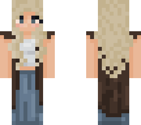 blonde village girl
