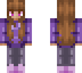girl w/ purple sweater