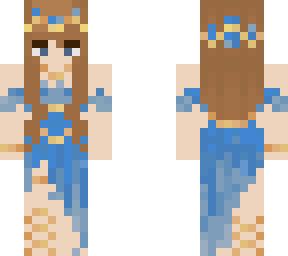 elf princess but blue