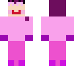 the cute pink girl this skin is for girls